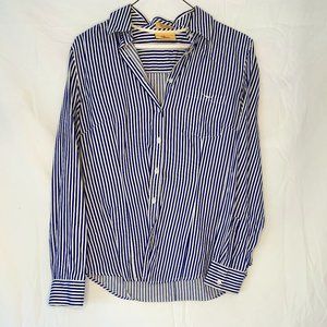 Navy and White Striped, Blouse, RM Williams